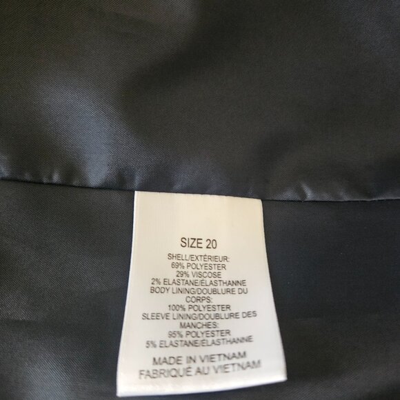 Grey/Blue plaid blazer - Picture 8 of 10